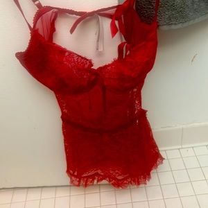 Victoria Secret Extra Large Red Baby Doll Apron